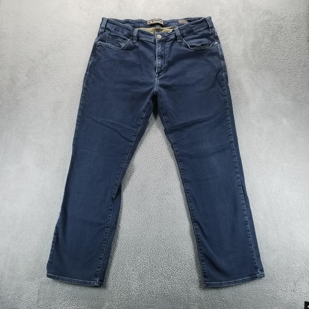 34 Heritage Jeans Mens 40x32 Blue Charisma Straight Wash Stretch Comfort